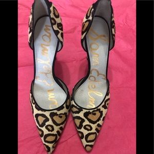 Sam Edelman Delilah calf hair 4 "heel size 9